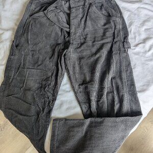 GU/Uniqlo Grey Cargo Corduroys